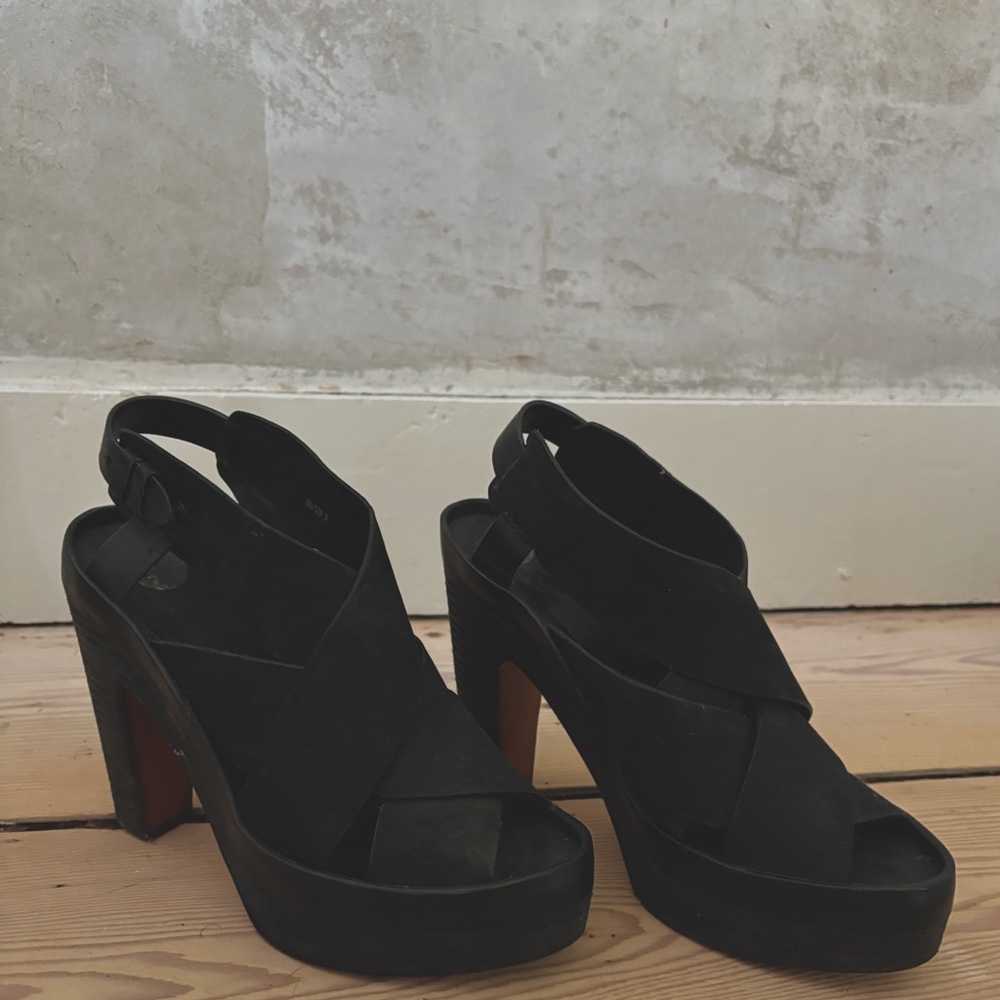 Rag & Bone Suede heeled mule - size 8.5